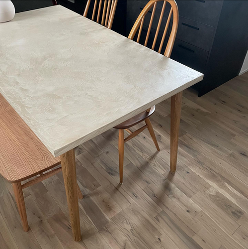 T5 MORTEXダイニングテーブル カフェラテ／神奈川県O様