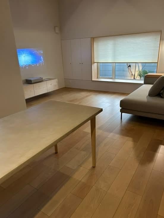 T5 MORTEXダイニングテーブル カフェラテ/富山県K様