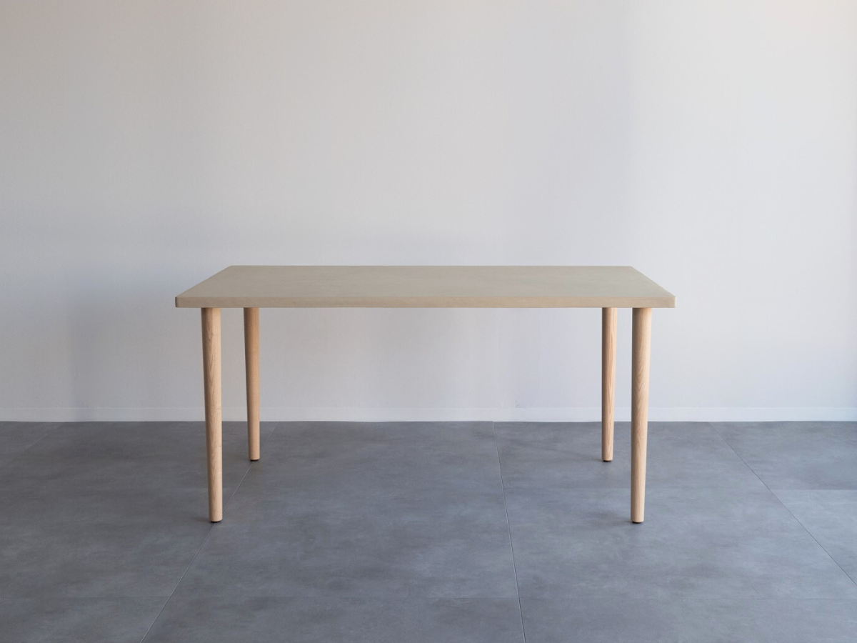 モールテックス ダイニングテーブル Cafe latte(ベージュ) T6 幅150 × 奥85cm