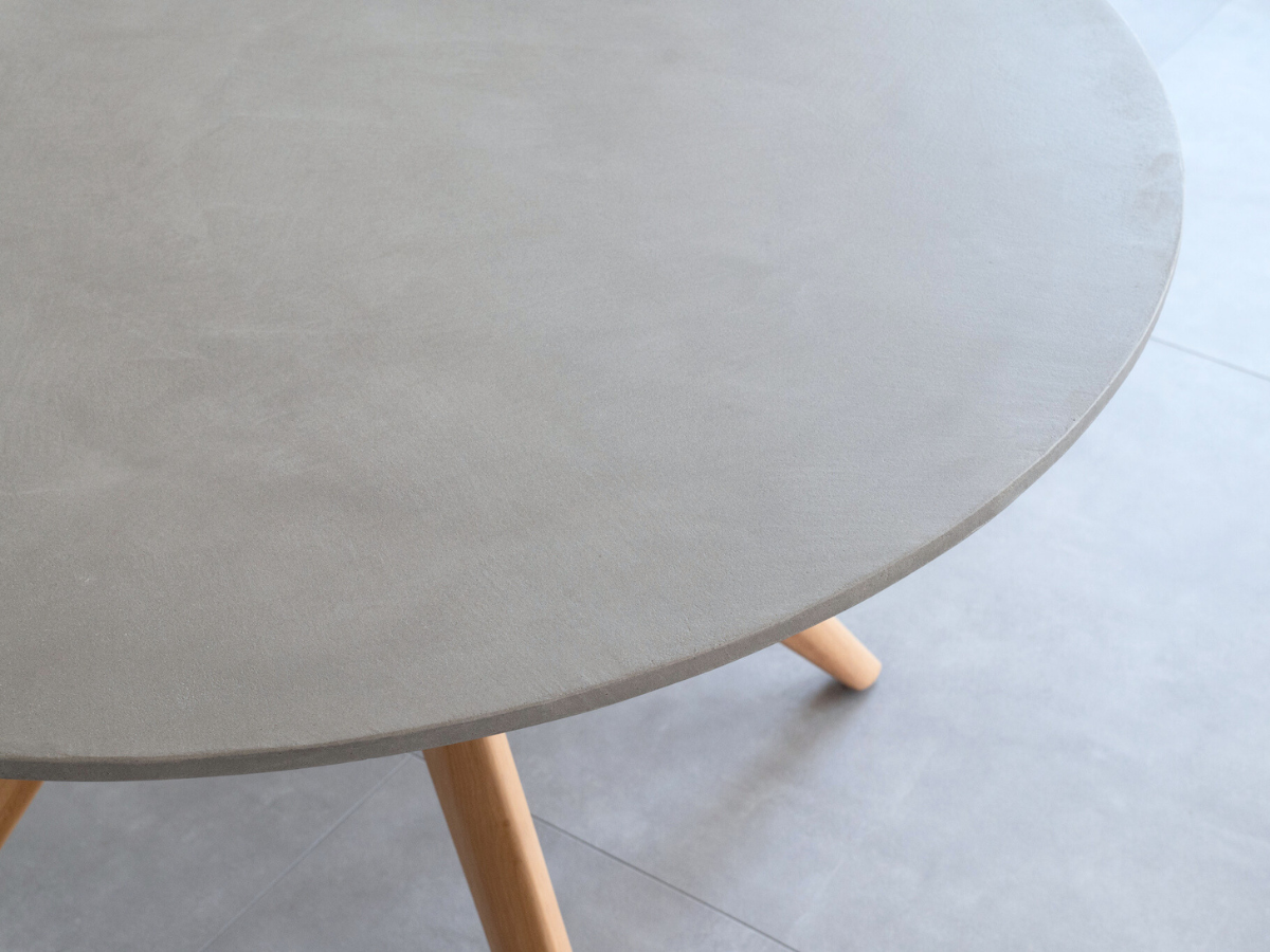 モールテックス ラウンド・丸テーブル Light gray(ライトグレー) R2 直径110cm