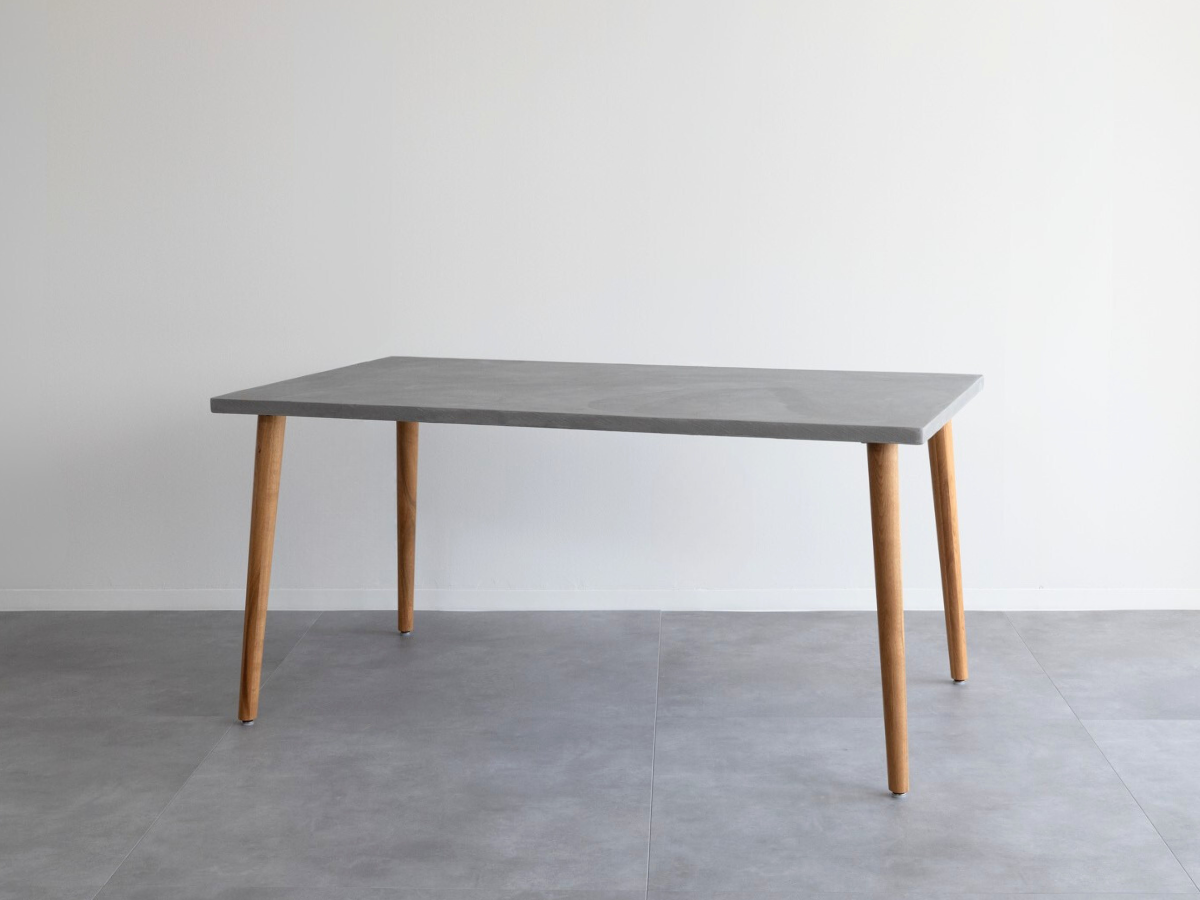モールテックス ダイニングテーブル Light gray(ライトグレー) T5 幅150 × 奥85cm