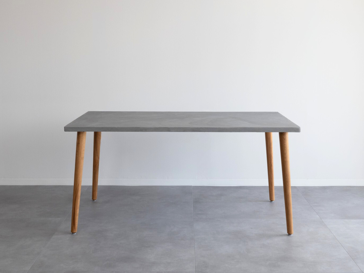 モールテックス ダイニングテーブル Light gray(ライトグレー) T5 幅150 × 奥85cm