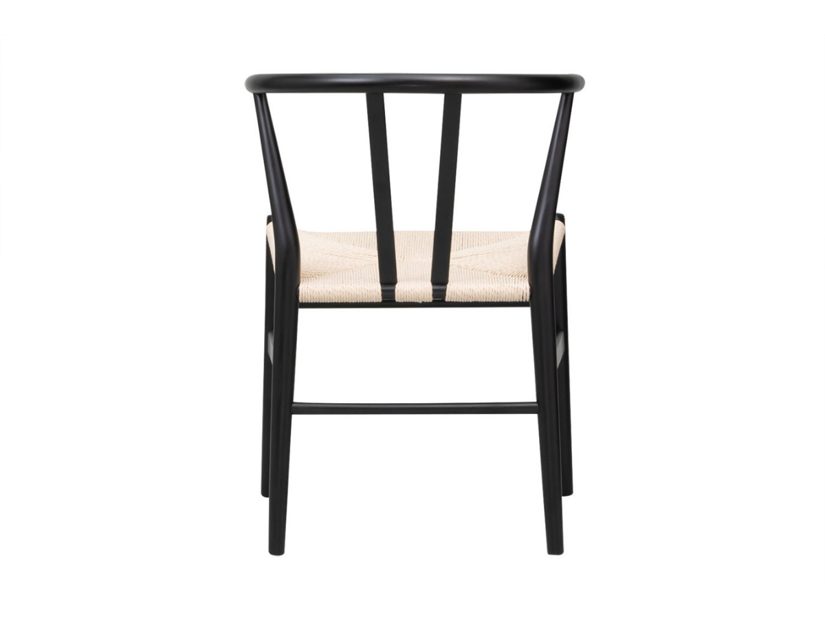 LIVOOD chair ビーチ材(ブラック塗装)xナチュラル/送料無料