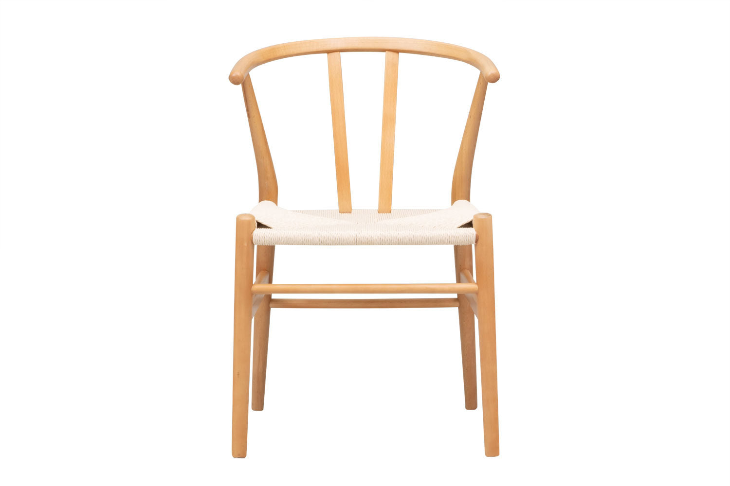 F様チェア ビーチ材×ナチュラルペーパーコード/送料無料