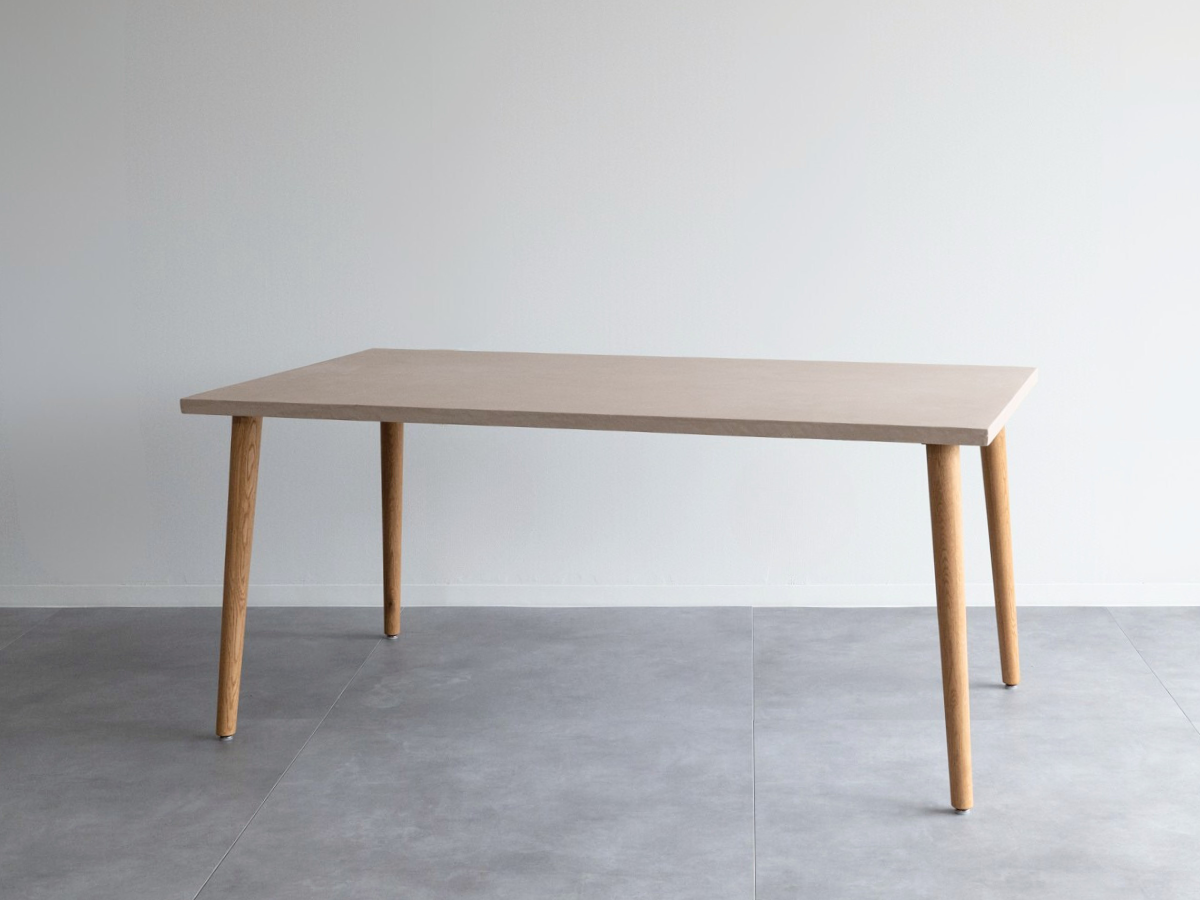モールテックス ダイニングテーブル Milk(ピンクベージュ) T5 幅160 × 奥85cm