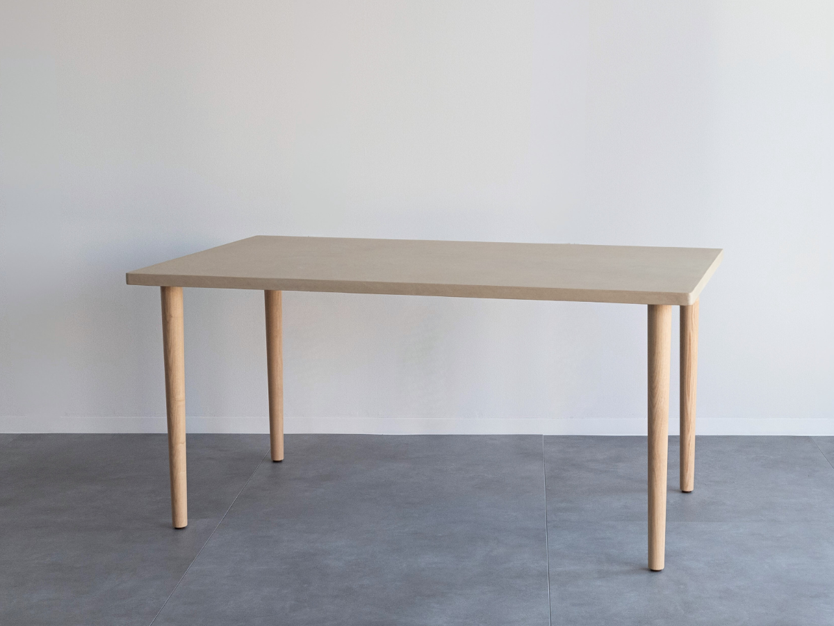 モールテックス ダイニングテーブル Cafe latte(ベージュ) T6 幅150 × 奥85cm