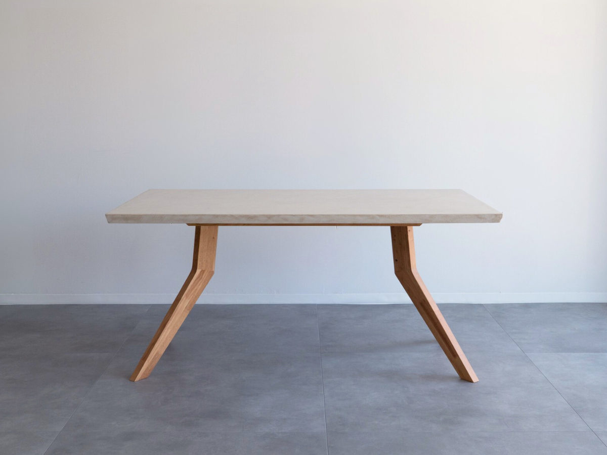 モールテックス ダイニングテーブル　Cafe latte(ベージュ) T9 幅150 x 奥90cm