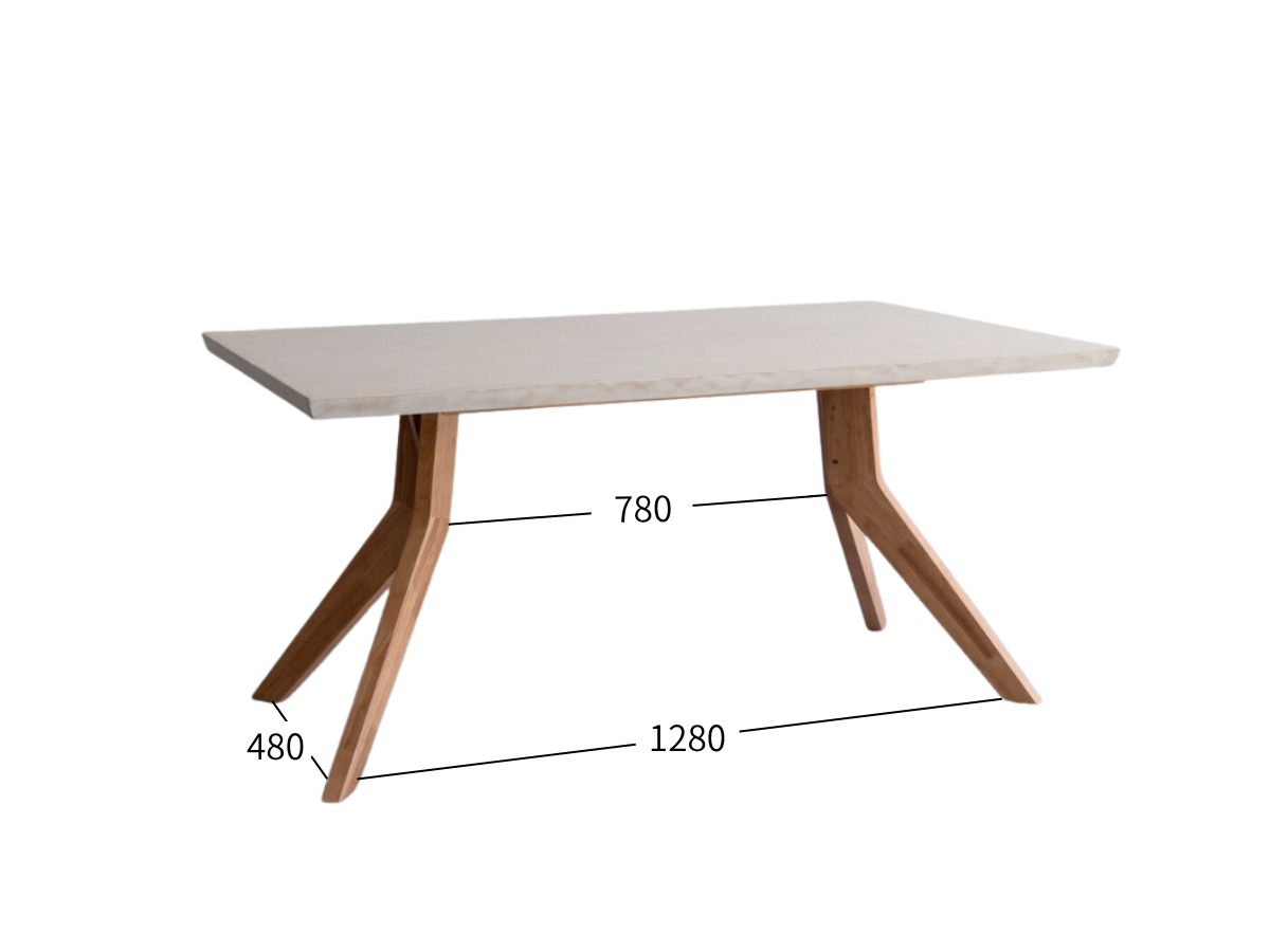 モールテックス ダイニングテーブル　Cafe latte(ベージュ) T9 幅150 x 奥90cm