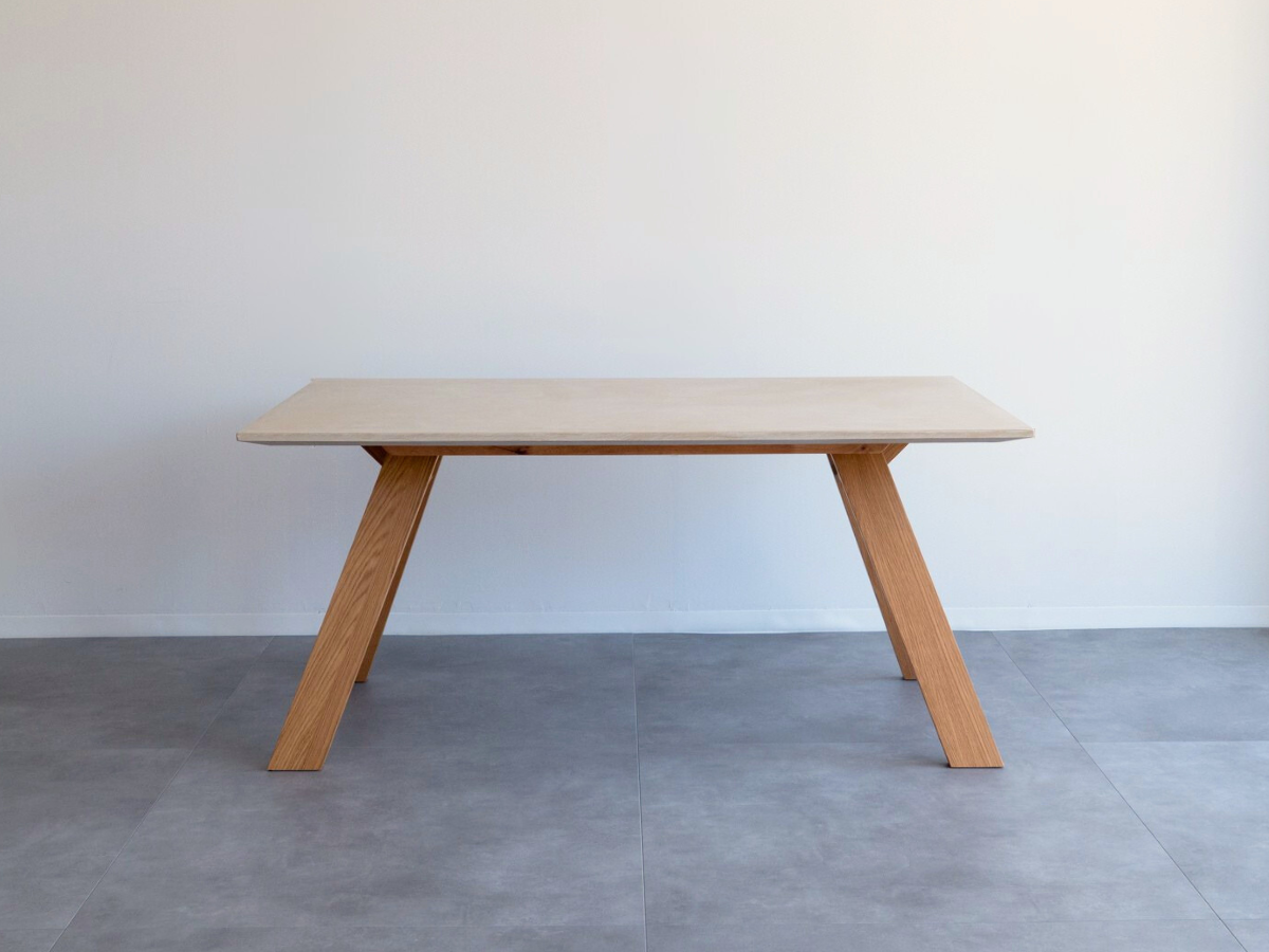 モールテックス ダイニングテーブル　Cafe latte(ベージュ) T8 幅150 × 奥90cm