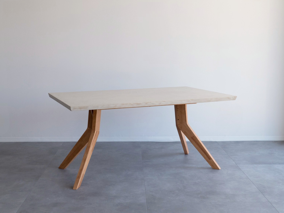 モールテックス ダイニングテーブル　Cafe latte(ベージュ) T9 幅150 x 奥90cm