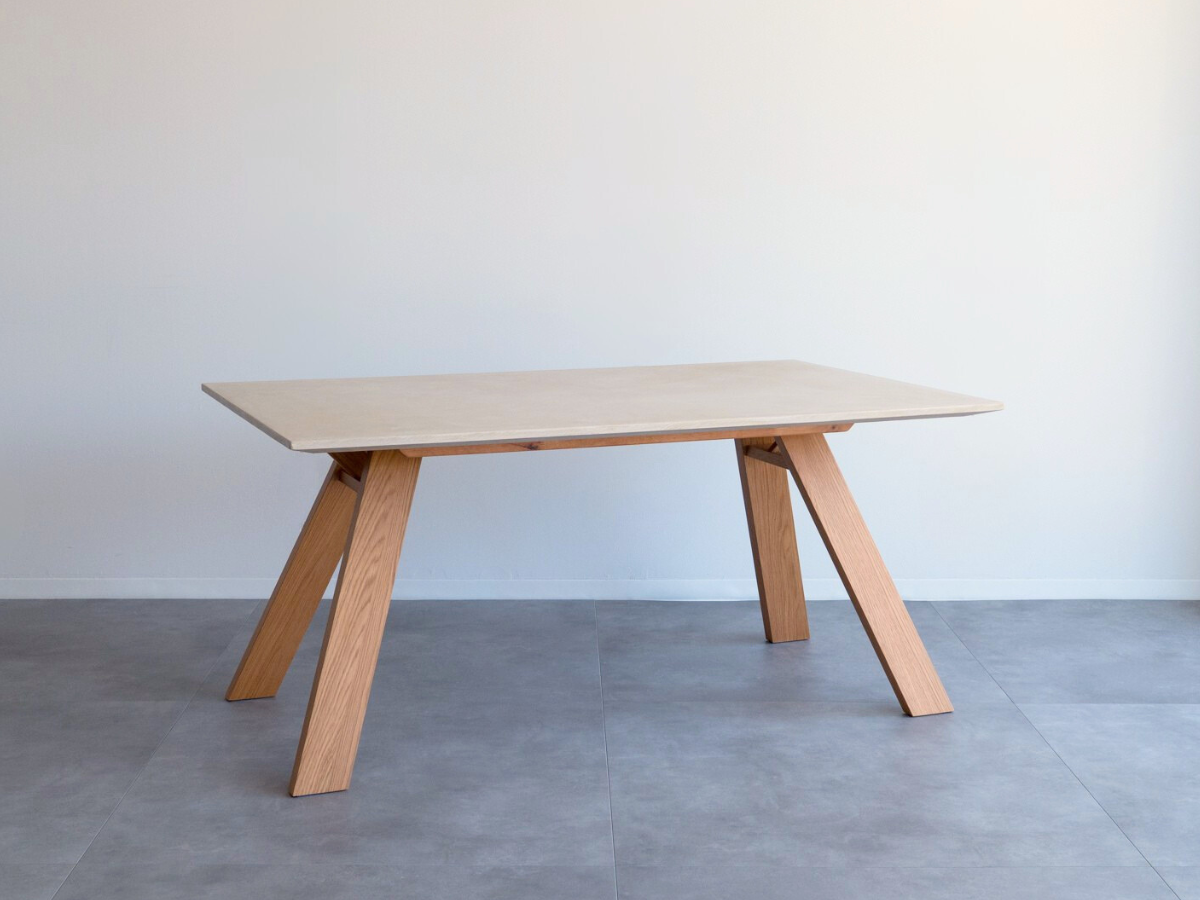 モールテックス ダイニングテーブル　Cafe latte(ベージュ) T8 幅150 × 奥90cm